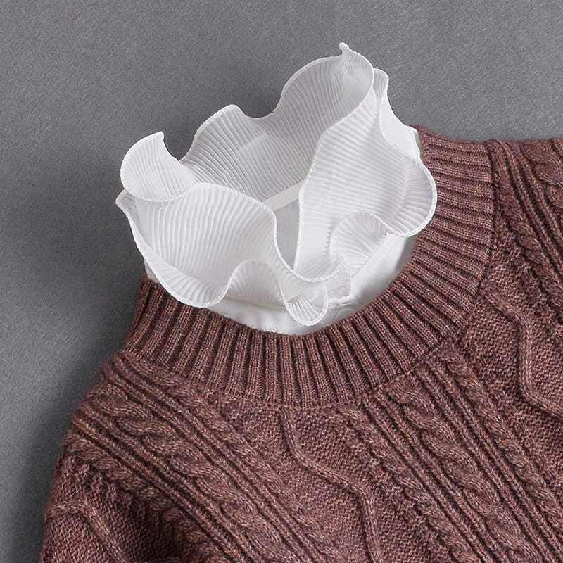 Fake Women Versatile Spring Autumn Winter Sweater Decoration Stand Shirt Collar Chiffon
Fake Women Versatile Spring Autumn Winter Sweater Decoration Stand Shirt Collar Chiffon