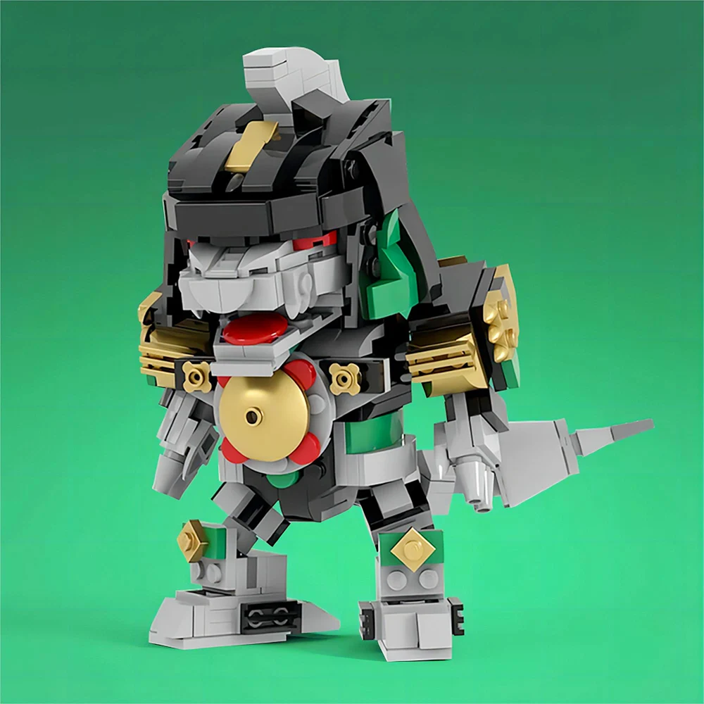 Модель динозавра Mecha Dragonzord из фильма супергероев, 405 шт., серия фильмов, механический воин, строительные игрушки для детей, подарок
Модель динозавра Mecha Dragonzord из фильма супергероев, 405 шт., серия фильмов, механический воин, строительные игрушки для детей, подарок