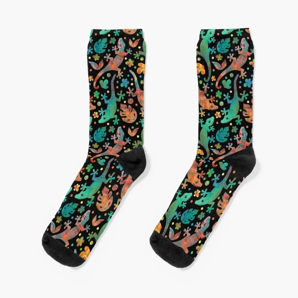 Colorful Lollygagger Lizards on Black Socks kids christmas gifts summer colored Women Socks Men's
Colorful Lollygagger Lizards on Black Socks kids christmas gifts summer colored Women Socks Men's