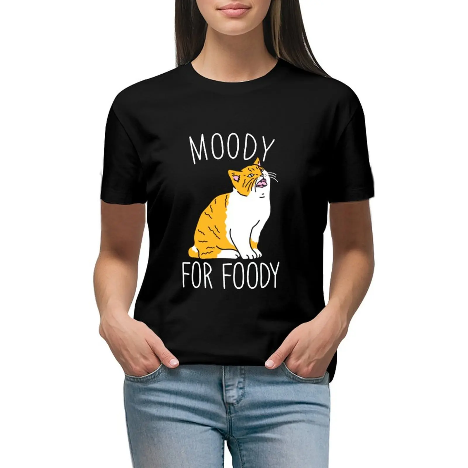 Moody For Foody T-shirt animal print shirt for girls shirts graphic tees luxury designer clothing Women
Moody For Foody T-shirt animal print shirt for girls shirts graphic tees luxury designer clothing Women