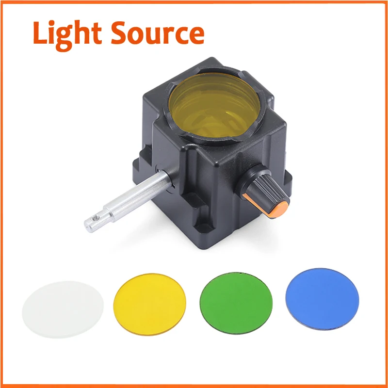 New White USB Rechargeable Biological Microscope Adjustable Light Source LED Lighting Bottom Light Lamp with Blue Yellow Filter
New White USB Rechargeable Biological Microscope Adjustable Light Source LED Lighting Bottom Light Lamp with Blue Yellow Filter