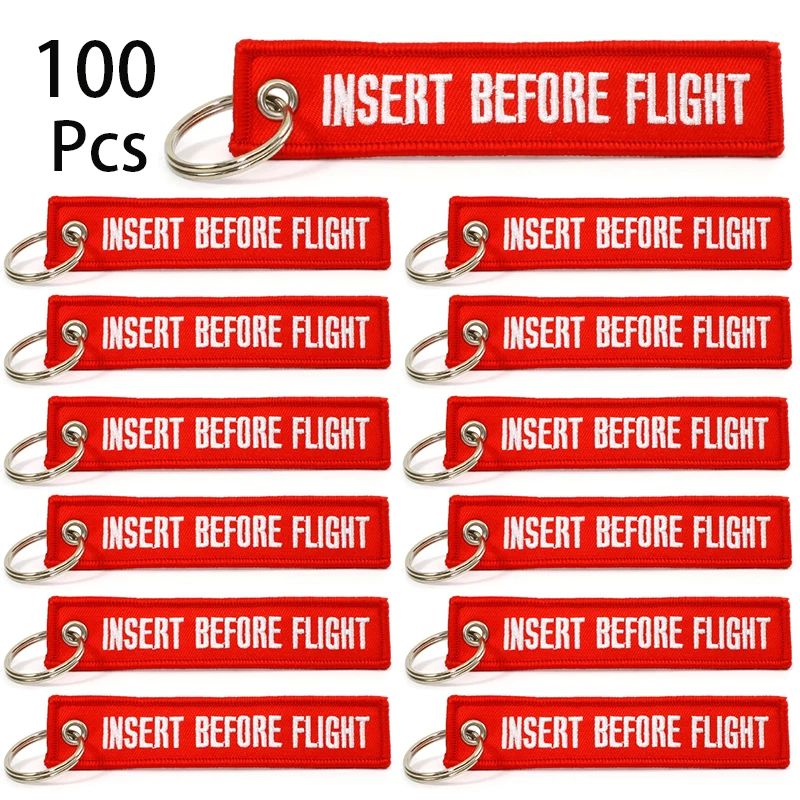 100Pcs Embroidery INSERT BEFORE FLIGHT Rectangle Keychain Flight Key Chain Souvenir Wholesale
100Pcs Embroidery INSERT BEFORE FLIGHT Rectangle Keychain Flight Key Chain Souvenir Wholesale