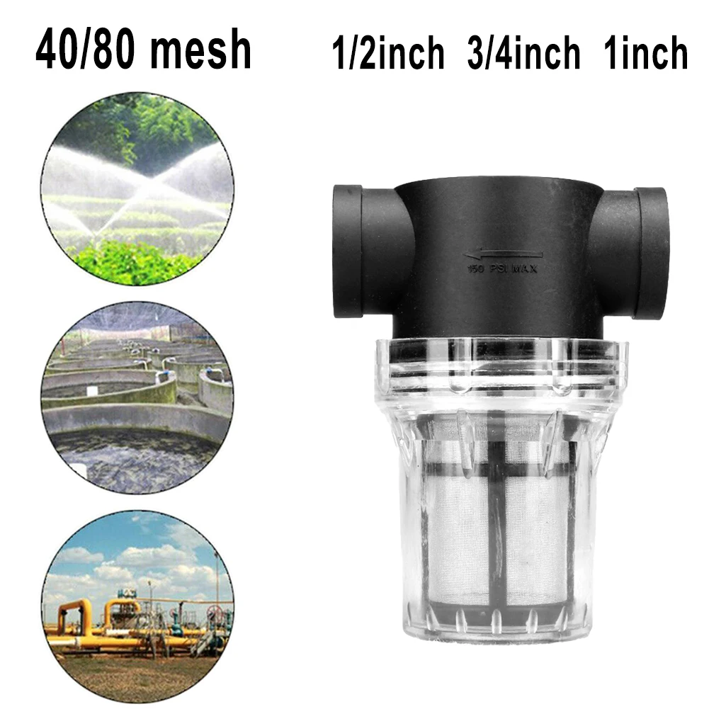 1/2 3/4 1 Inch 40 80Mesh Inline Mesh Strainer Water Pump Filter Screen Garden Watering Filter Aquarium Fish Tank Water Pump
1/2 3/4 1 Inch 40 80Mesh Inline Mesh Strainer Water Pump Filter Screen Garden Watering Filter Aquarium Fish Tank Water Pump