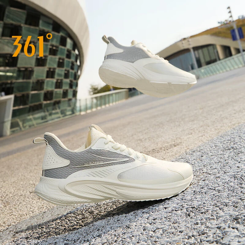 

361 Degrees Running Shoes Men Spring Breathable Lightweight Sports Rebound Stable Soft Flexible Male Sneakers 672422201F