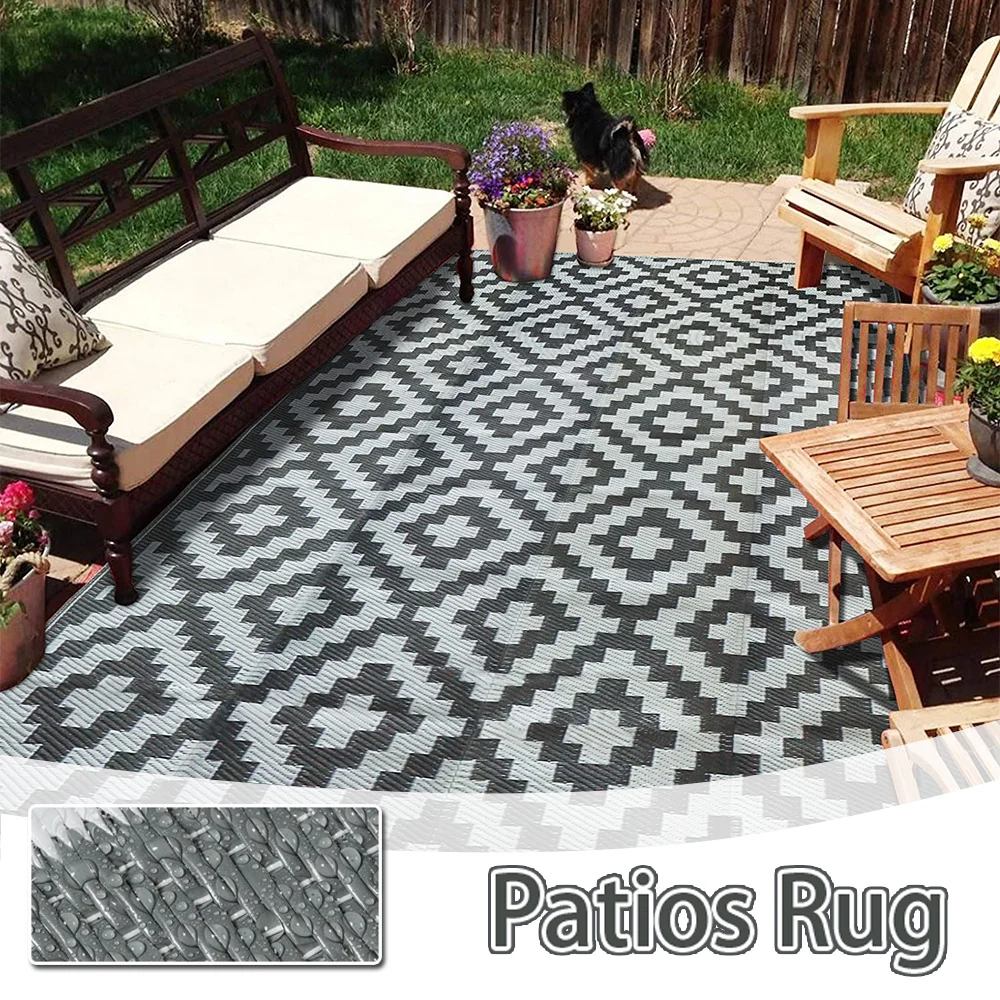 Non-slip Rug for Outdoor Patio Portable Woven Picnic Mat Easy Cleaning Reversible Carpet Multifunctional Floor Mat Home Decor
Non-slip Rug for Outdoor Patio Portable Woven Picnic Mat Easy Cleaning Reversible Carpet Multifunctional Floor Mat Home Decor