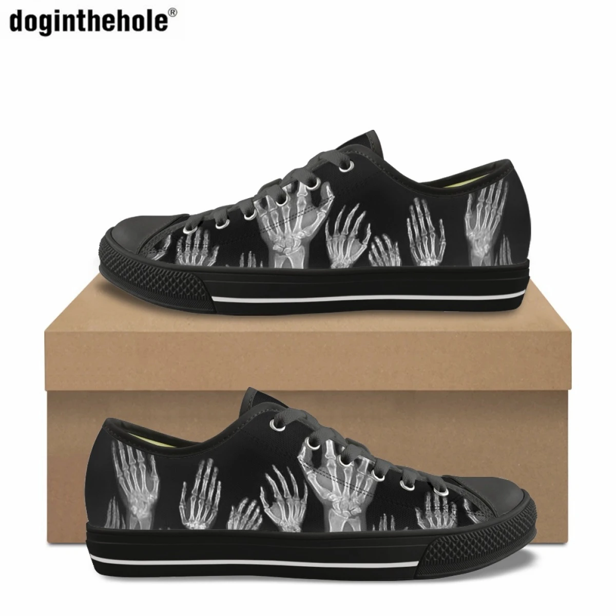 Doginthehole Art Design Skull Print Casual Flat Shoes for Women Fashion Hot Low Top Canvas Shoes Classic Summer Comfort Sneakers
Doginthehole Art Design Skull Print Casual Flat Shoes for Women Fashion Hot Low Top Canvas Shoes Classic Summer Comfort Sneakers