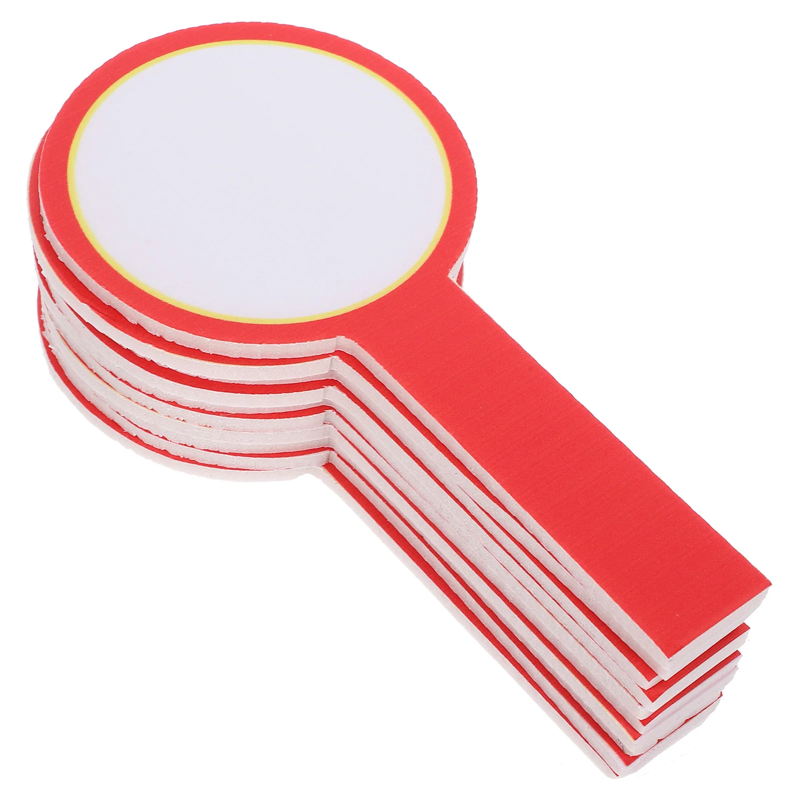 10 Pcs Handheld Score Board Mini White Boards Whiteboard Paddle Portable Blank Holding Sign Plastic Voting Student Scoreboard
10 Pcs Handheld Score Board Mini White Boards Whiteboard Paddle Portable Blank Holding Sign Plastic Voting Student Scoreboard