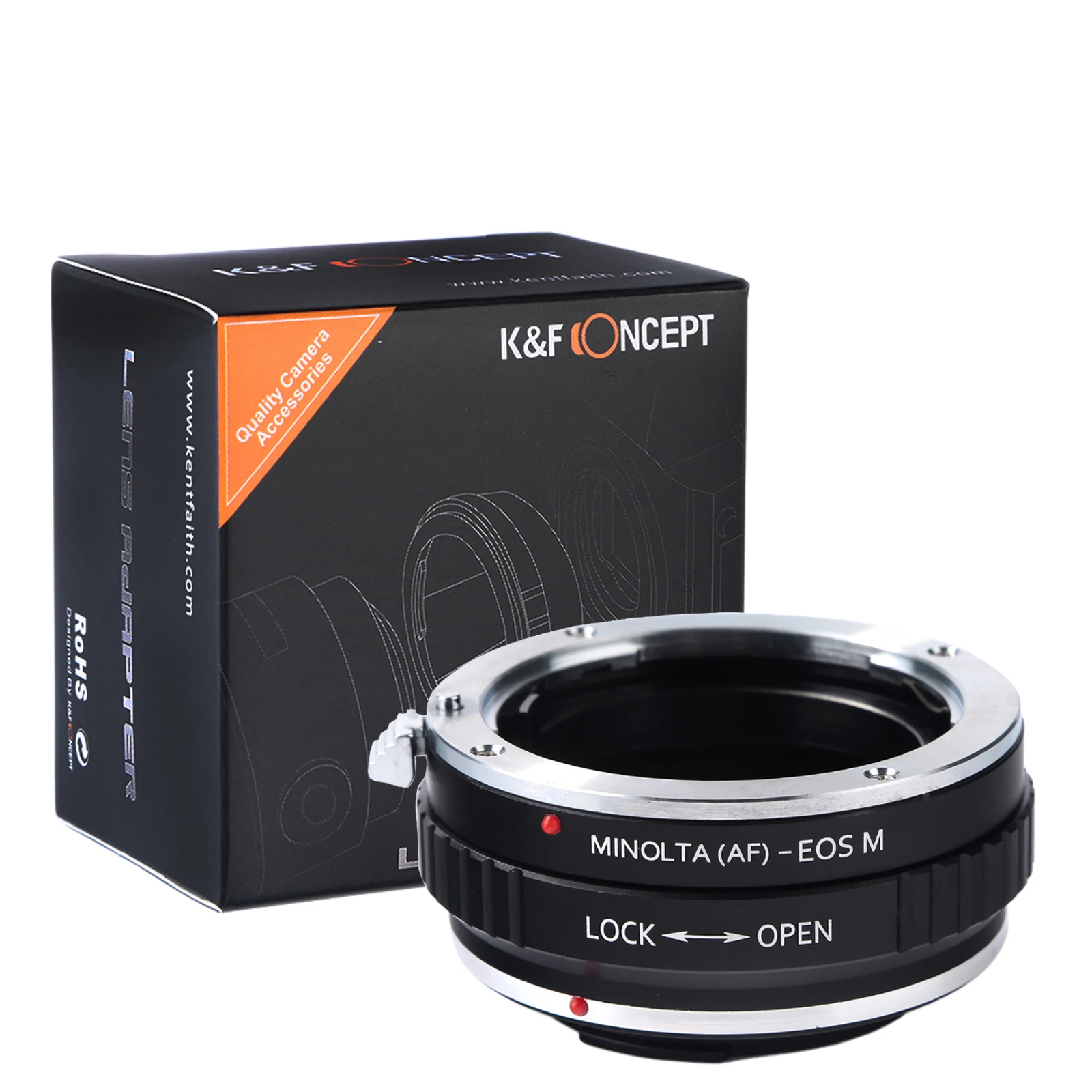 

K&F Concept MAF to EOS M Lens Adapter Minolta AF to Canon EOS M for Canon M1 M2 M3 M5 M6 M50 M100
