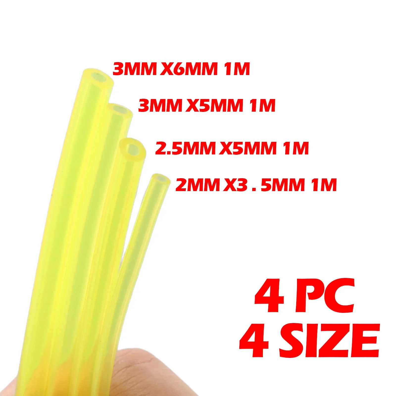 4pcs Fuel Line Gas Pipe String Tube Petrol Hose Trimmer Chainsaw Blower Line DIY Gardening Power Tool Accessories
4pcs Fuel Line Gas Pipe String Tube Petrol Hose Trimmer Chainsaw Blower Line DIY Gardening Power Tool Accessories