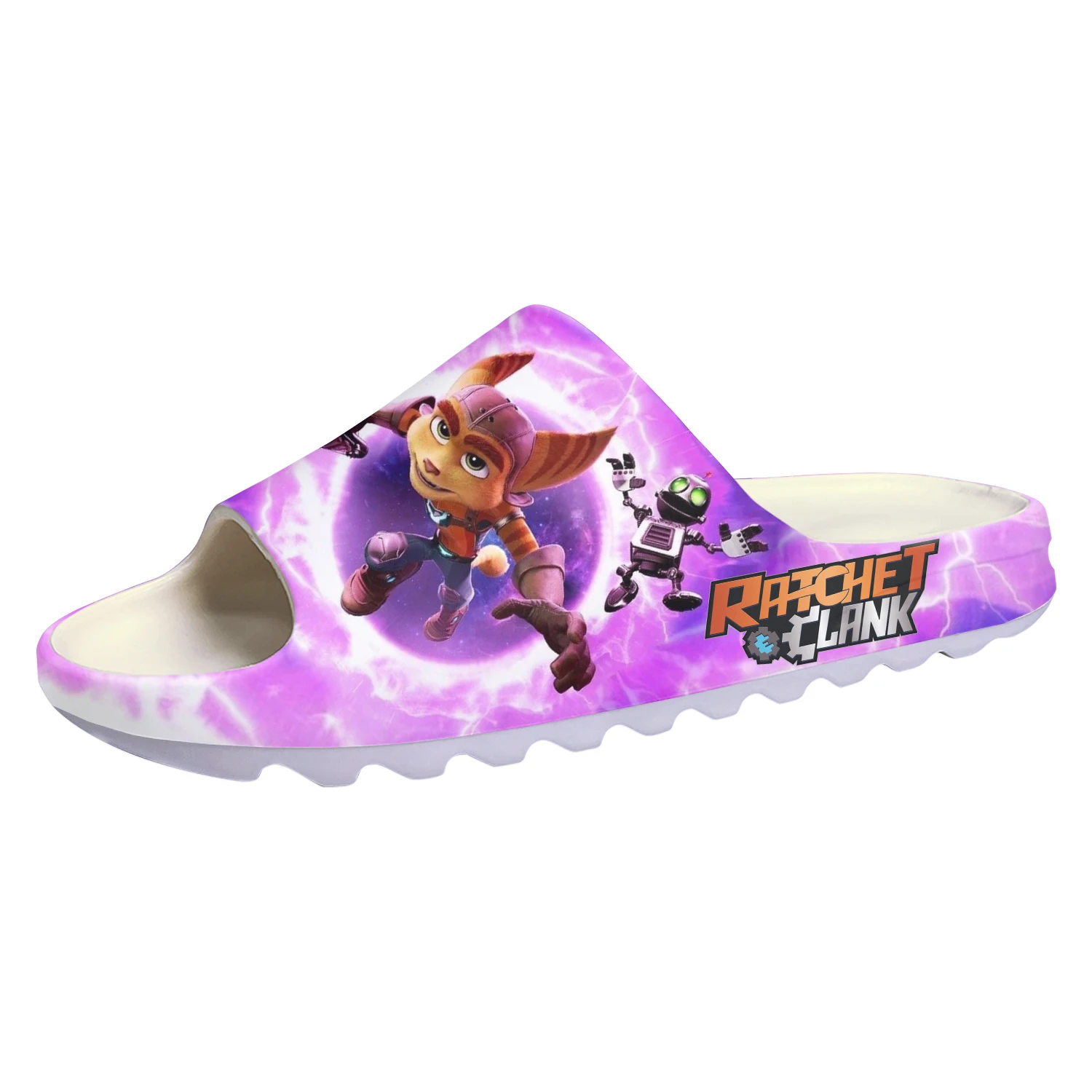 Ratchet & Clank Rift Apart Soft Sole Sllipers Cartoon Game Mens Womens Teenager Home Clogs Custom Water Shoes on Shit Sandals
Ratchet & Clank Rift Apart Soft Sole Sllipers Cartoon Game Mens Womens Teenager Home Clogs Custom Water Shoes on Shit Sandals