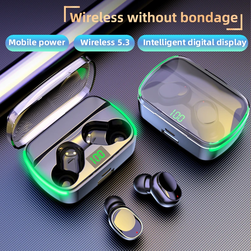 M60 Tws Pro Outdoor Earbud Sports Wireless Bluetooth 5.3 Headset Plastic Waterproof Earphones Noise Reduction Dynamic Headphones
M60 Tws Pro Outdoor Earbud Sports Wireless Bluetooth 5.3 Headset Plastic Waterproof Earphones Noise Reduction Dynamic Headphones