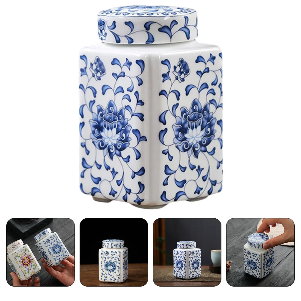 Ceramic Tea Canister Floral Chinoiserie Jar Airtight Loose Tea Jar Porcelain Coffee Canister Vintage Chinese Storage Jar Cookie
Ceramic Tea Canister Floral Chinoiserie Jar Airtight Loose Tea Jar Porcelain Coffee Canister Vintage Chinese Storage Jar Cookie