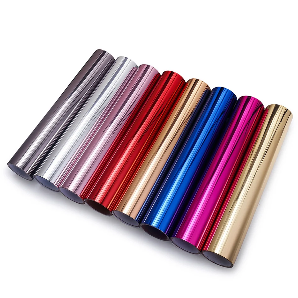 Metallic Mirror HT Heat Transfer Vinyl Sheets Iron on Vinyl for T-shirts HTV Cricut Cricut Silhouette Cameo XFX-A001
Metallic Mirror HT Heat Transfer Vinyl Sheets Iron on Vinyl for T-shirts HTV Cricut Cricut Silhouette Cameo XFX-A001