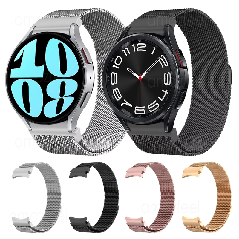 Металлический ремешок для Galaxy Watch 6/4 Classic, магнитный браслет для Samsung Galaxy Watch 4 5 6 44 мм 40 мм, 43 мм 47 мм 42 мм 46 мм
Металлический ремешок для Galaxy Watch 6/4 Classic, магнитный браслет для Samsung Galaxy Watch 4 5 6 44 мм 40 мм, 43 мм 47 мм 42 мм 46 мм