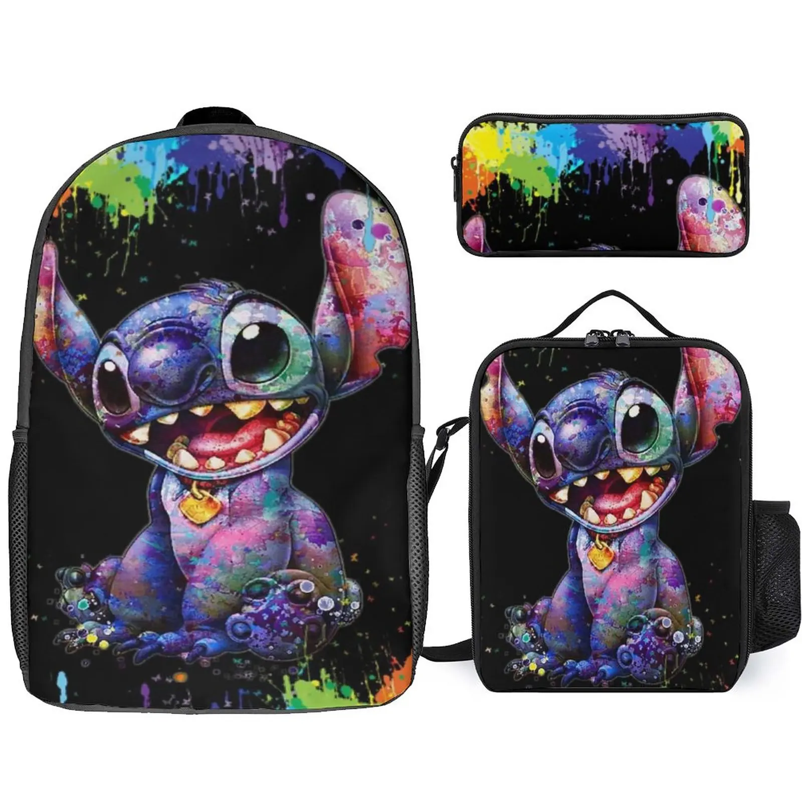 Cartoon Animated Characters School Bag Pattern Customized Disney School Bag Set 17 in Large Capacity Computer Meal Bag Pen Bag
Cartoon Animated Characters School Bag Pattern Customized Disney School Bag Set 17 in Large Capacity Computer Meal Bag Pen Bag