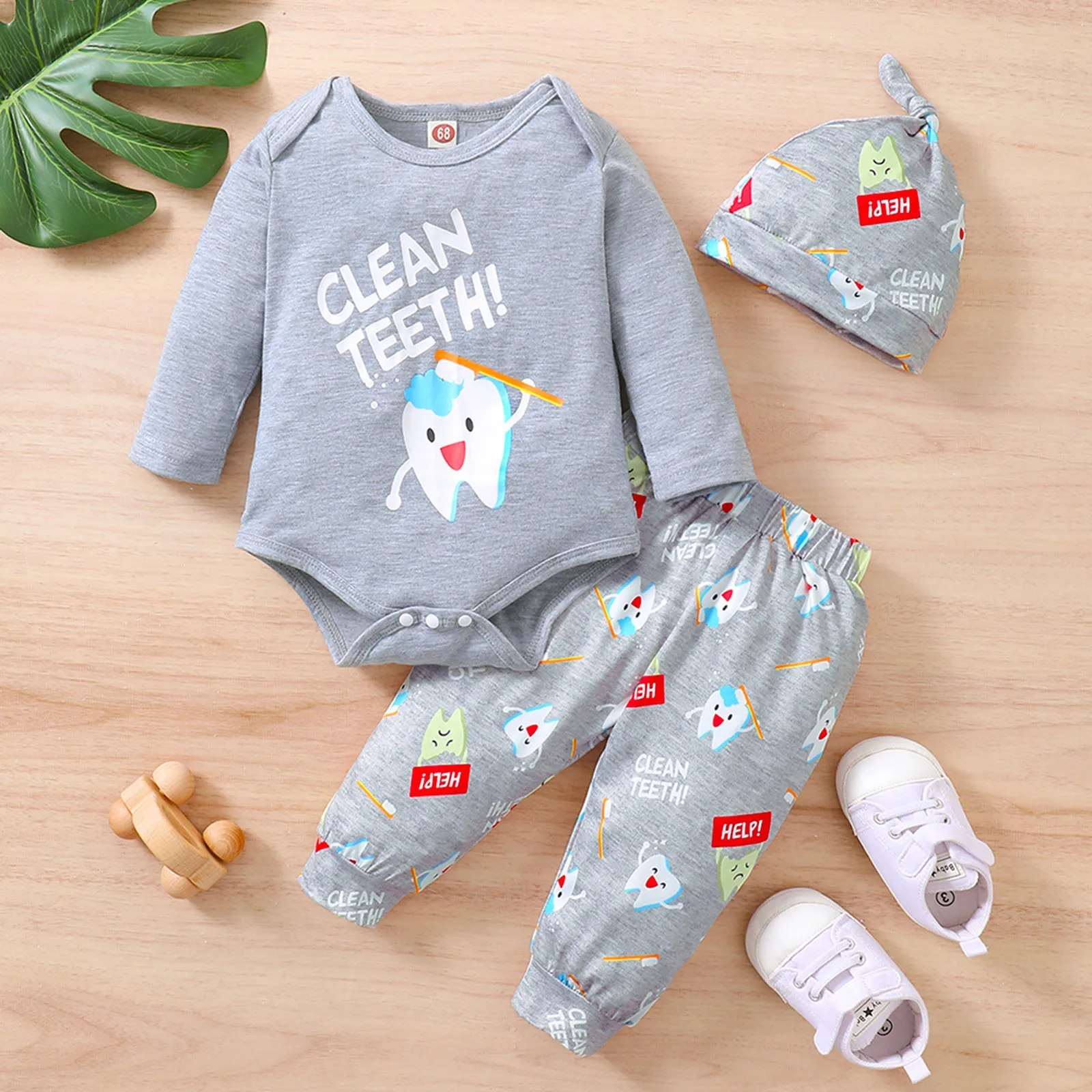 New Born Gifts for Baby Girls Kids Infants Boys Girls Casual Long Sleeves Teeth Prints Romper Pants Girls Size 14 Leggings Sets
New Born Gifts for Baby Girls Kids Infants Boys Girls Casual Long Sleeves Teeth Prints Romper Pants Girls Size 14 Leggings Sets
