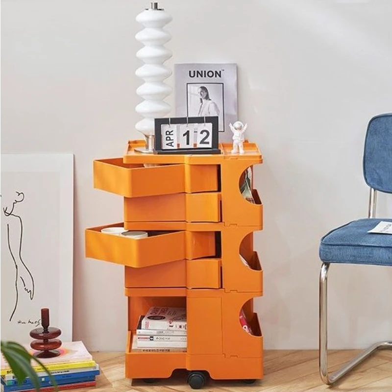 Designer Furniture Creative Trolley Cart Storage Bedside Table Small Cabinet Mobile Multi-Layer Storage Cabinet with 2/3 Drawers
Designer Furniture Creative Trolley Cart Storage Bedside Table Small Cabinet Mobile Multi-Layer Storage Cabinet with 2/3 Drawers