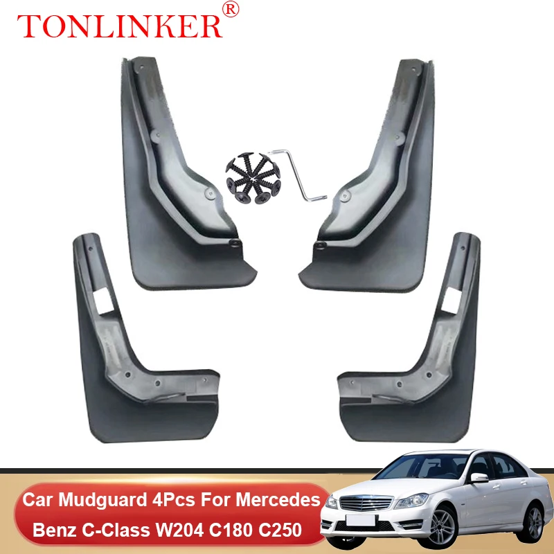 TONLINKER Car Mudguard For Mercedes Benz C-Class W204 C180 C200 C250 2011 2012 2013 2014 Mudguards Splash Guards Fender Mudflaps
TONLINKER Car Mudguard For Mercedes Benz C-Class W204 C180 C200 C250 2011 2012 2013 2014 Mudguards Splash Guards Fender Mudflaps