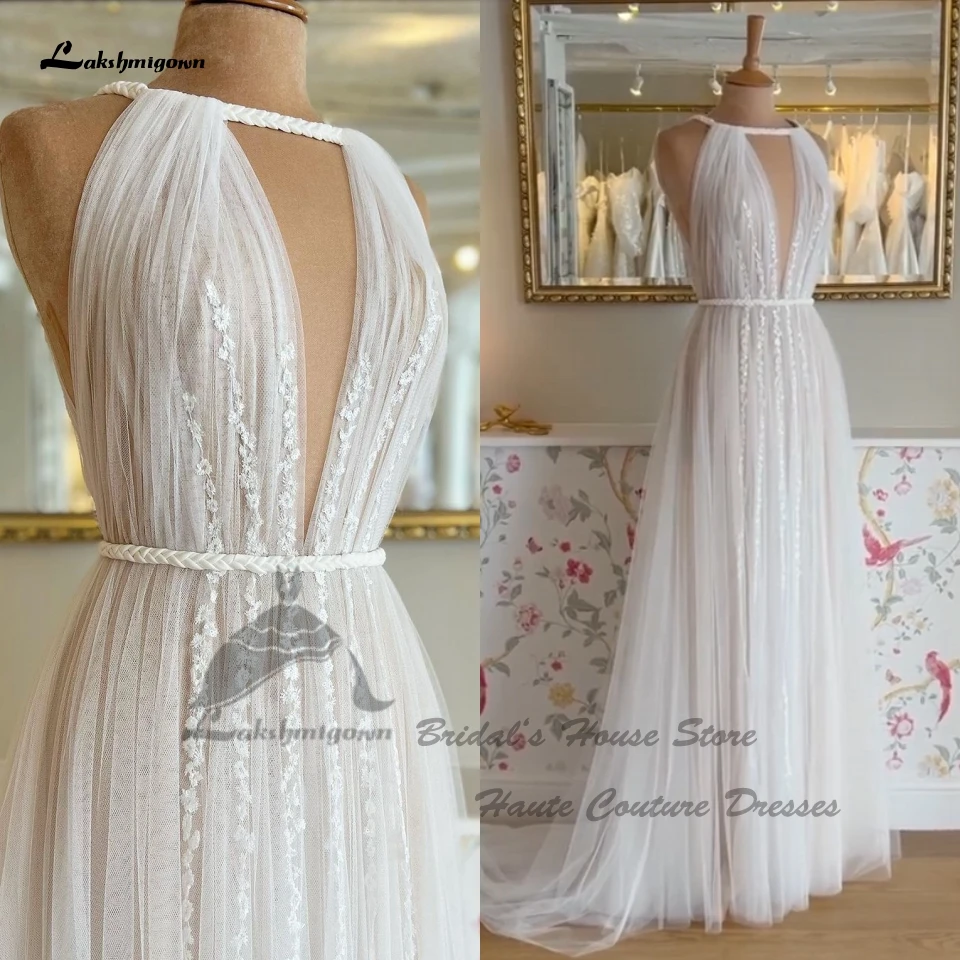 Lakshmigown Vintage Beach Wedding Dress Champagne 2024 Robe Longue Femme Sexy Birdal Boho A Line Wedding Gowns Backless
Lakshmigown Vintage Beach Wedding Dress Champagne 2024 Robe Longue Femme Sexy Birdal Boho A Line Wedding Gowns Backless