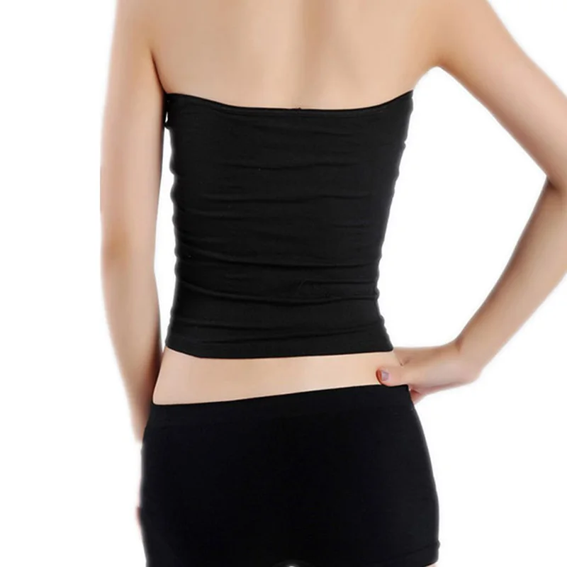 Strapless Basic Solid Layering Tops Women Ladies Seamless Sleeveless Stretchy Off shoulder Underwear 2019 Stylish
Strapless Basic Solid Layering Tops Women Ladies Seamless Sleeveless Stretchy Off shoulder Underwear 2019 Stylish