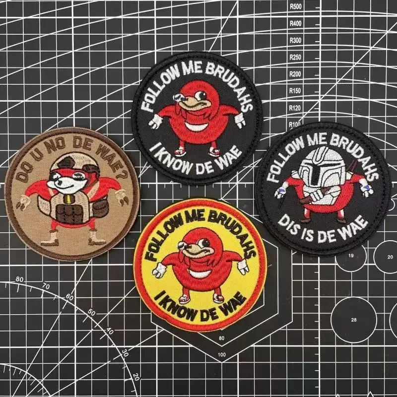 Do U Know De Wae Embroidered Patch Follow Me PVC Rubber Tactical Morale Badge on Backpack Hook&Loop Patches on Clothes Applique
Do U Know De Wae Embroidered Patch Follow Me PVC Rubber Tactical Morale Badge on Backpack Hook&Loop Patches on Clothes Applique
