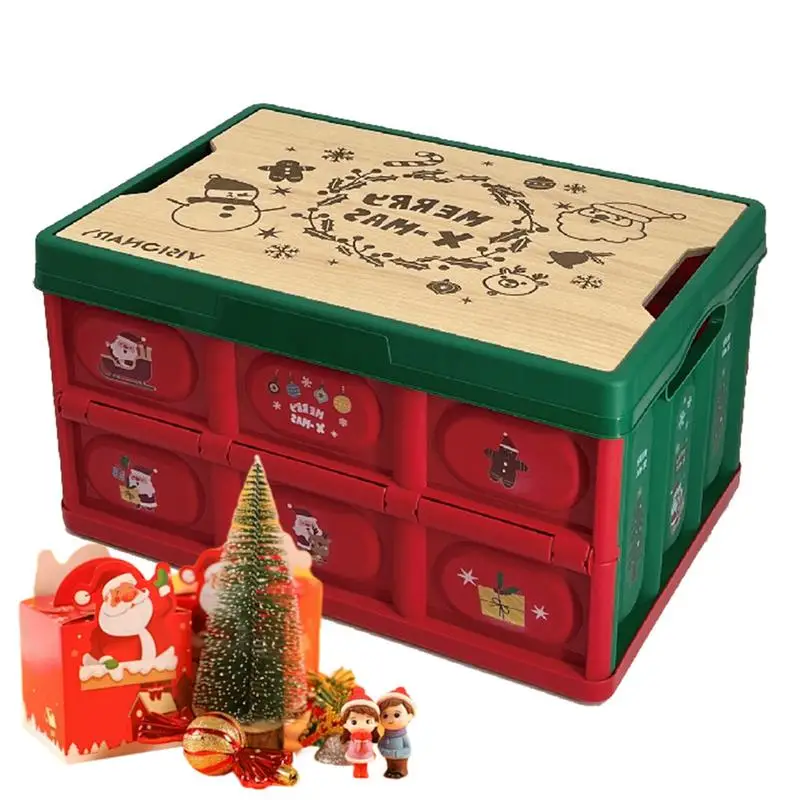 

Christmas Ornament Storage Tear-Proof Storage Box For Christmas Decorations With Lid Cube Storage Box Protect And Store Holiday