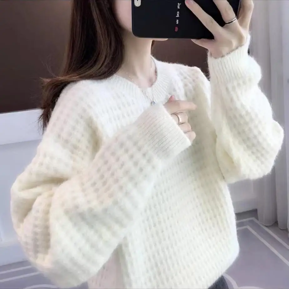 White Furry Knit Girl Lady Coat Pullover O Collar Sweater Women's T-shirt Sweaters for Women Pull Slim Top Cloth Shirt Clothes
White Furry Knit Girl Lady Coat Pullover O Collar Sweater Women's T-shirt Sweaters for Women Pull Slim Top Cloth Shirt Clothes