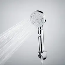 Shower Head Water-saving, 3 Spray Types Shower Head, Hand Shower Anti-limescale, Shower Head Pressure Increase Chrome & White
Shower Head Water-saving, 3 Spray Types Shower Head, Hand Shower Anti-limescale, Shower Head Pressure Increase Chrome & White