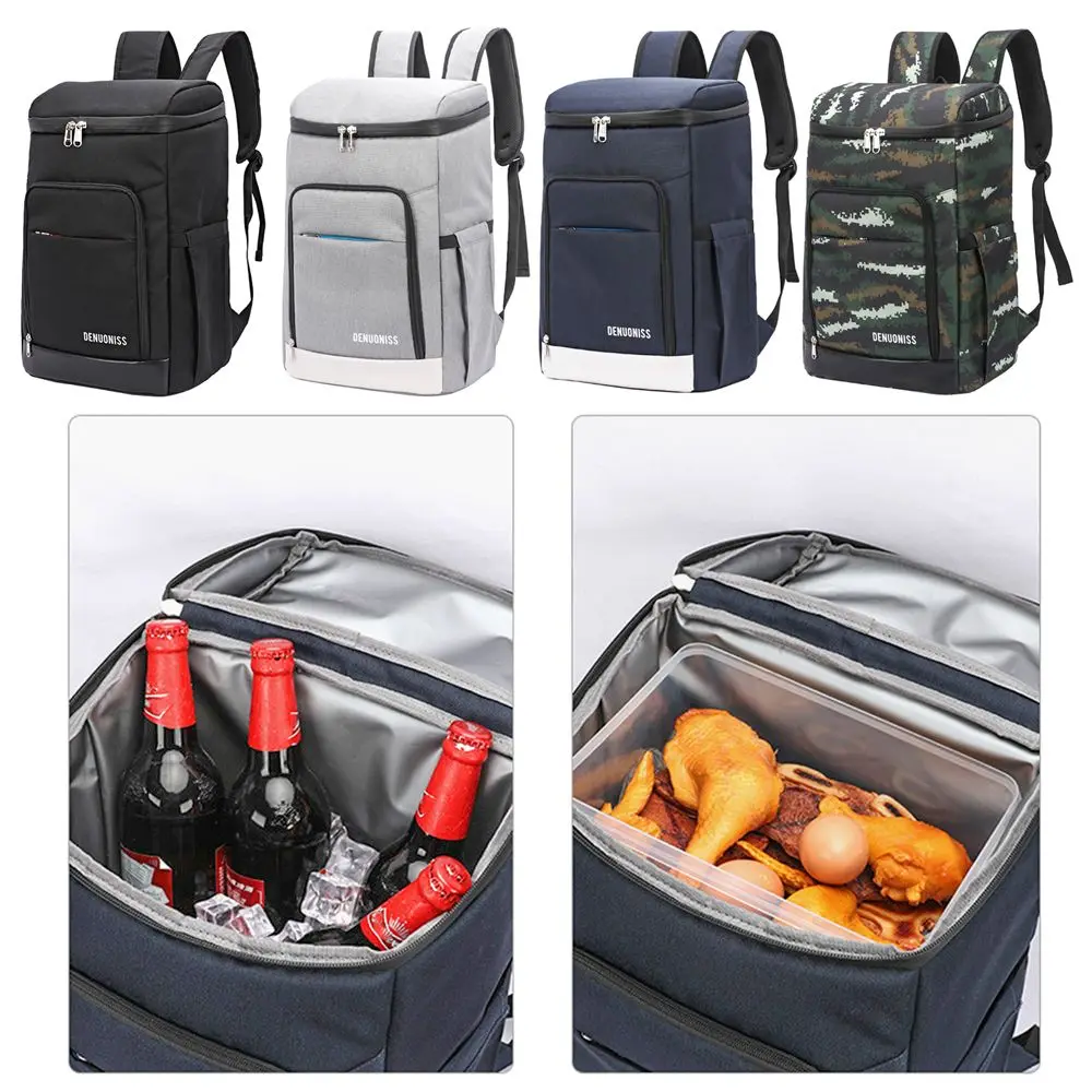 

24-28L Portable Refrigerator Box Delivery Carrier Keeping Fresh Shoulder Bag Thermal Food Bag Cooler Bag Insulation Backpack