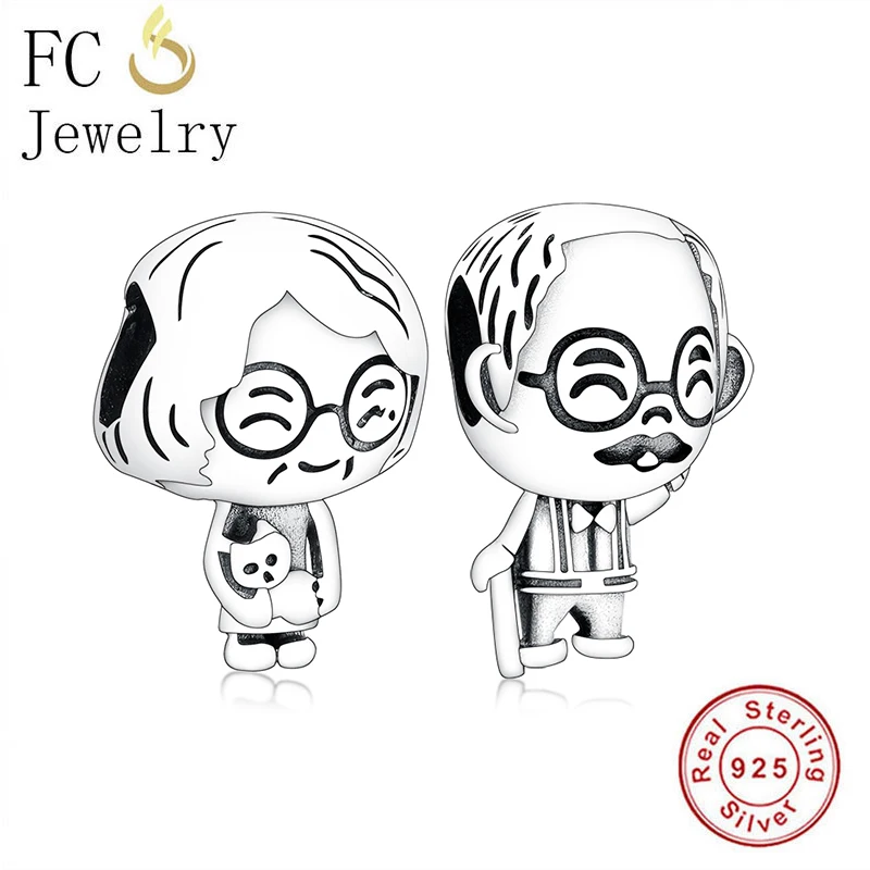 FC Jewelry Fit Original Charm Bracelet 925 Sterling Silver Grandma Grandad With Glasses Cat Crutch Bead For Women Berloque 2020
FC Jewelry Fit Original Charm Bracelet 925 Sterling Silver Grandma Grandad With Glasses Cat Crutch Bead For Women Berloque 2020