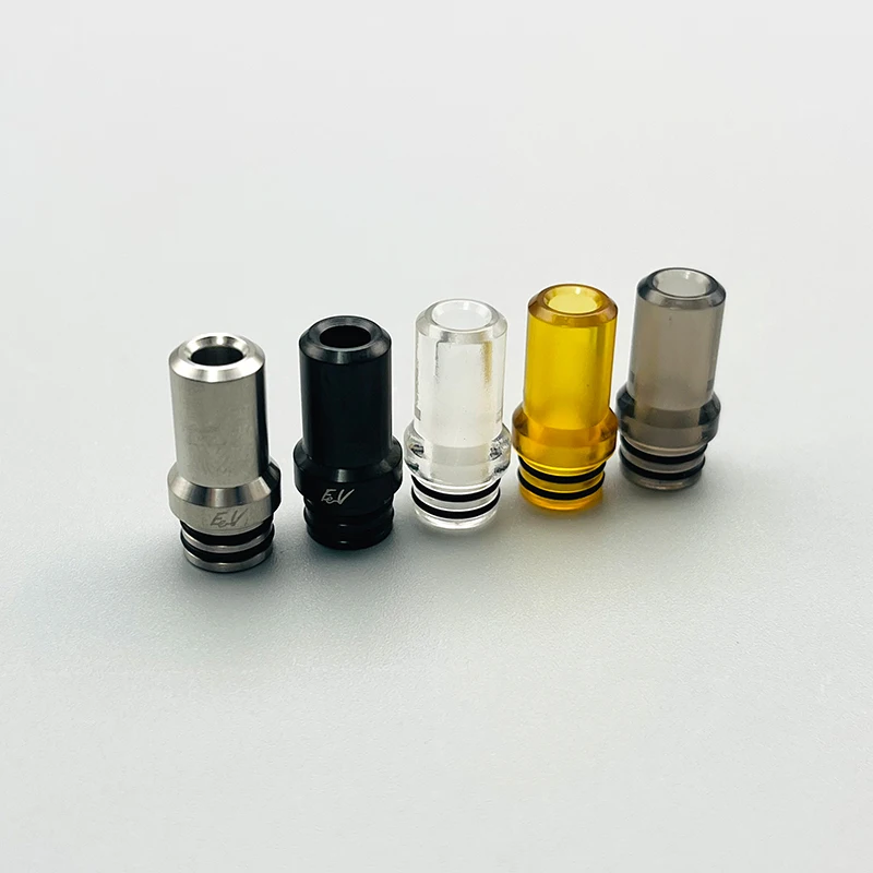 

DSX Flash e Vapor V4.5S+ style 510 mtl drip tip heat resistance pei pc 316SS vape tips for rta rda rba atomizer accessories