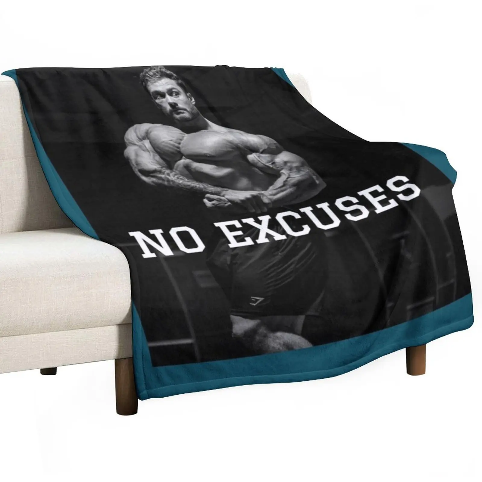 

CBUM bodybuilding legend - Chris Bumstead Canvas Throw Blanket Softest Flannels Blankets