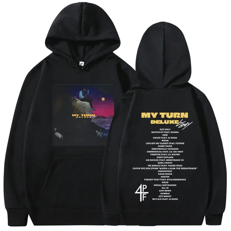 2023 Rapper Lil Baby My Turn Music Album Cover Hoodies Men's Vintage Hip Hop Clothing Sweatshirts Autumn Winter Fleece Pullovers
2023 Rapper Lil Baby My Turn Music Album Cover Hoodies Men's Vintage Hip Hop Clothing Sweatshirts Autumn Winter Fleece Pullovers