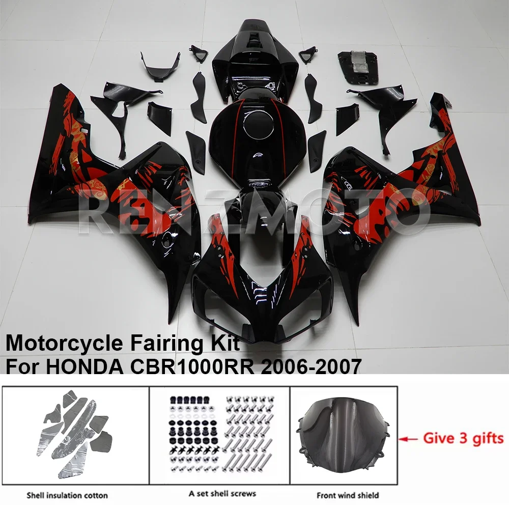 For HONDA CBR1000RR 2006-2007 Fairing R/Z HC1R003 Motorcycle Set Body Kit Decoration Plastic Guard Plate Accessories Shell 
For HONDA CBR1000RR 2006-2007 Fairing R/Z HC1R003 Motorcycle Set Body Kit Decoration Plastic Guard Plate Accessories Shell