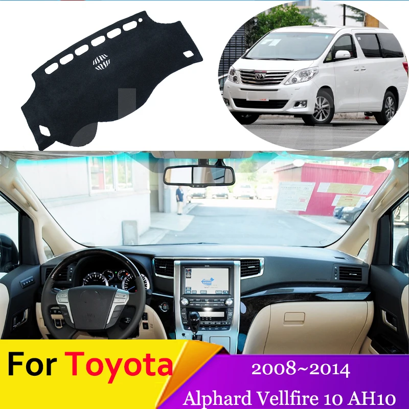 Защитная накладка на приборную панель автомобиля для Toyota Alphard Vellfire 20 AH20 2008 ~ 2014, внутренние противоскользящие автомобильные аксессуары 2009
Защитная накладка на приборную панель автомобиля для Toyota Alphard Vellfire 20 AH20 2008 ~ 2014, внутренние противоскользящие автомобильные аксессуары 2009