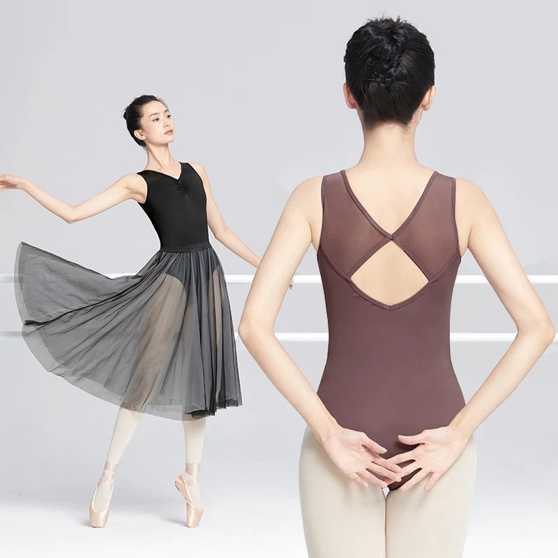Ballet Leotards For Women Hollow Back Sexy Gymnastics Dance Leotard with Chest Shirring Ballet Costume Bodysuit Camisole
Ballet Leotards For Women Hollow Back Sexy Gymnastics Dance Leotard with Chest Shirring Ballet Costume Bodysuit Camisole