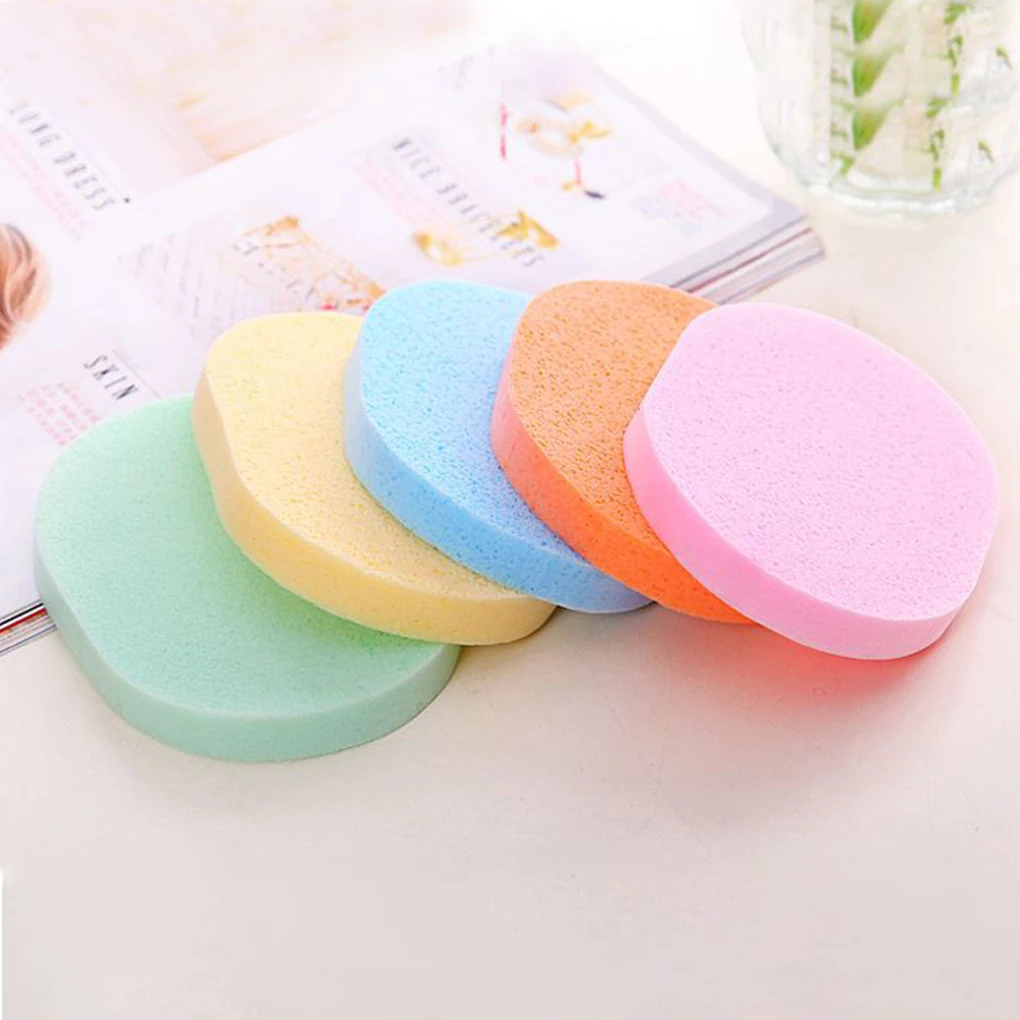 

6pieces Quick And Convenient Makeup Remover Sponge - Gentle On Skin Easy-to- Cleansing Sponge