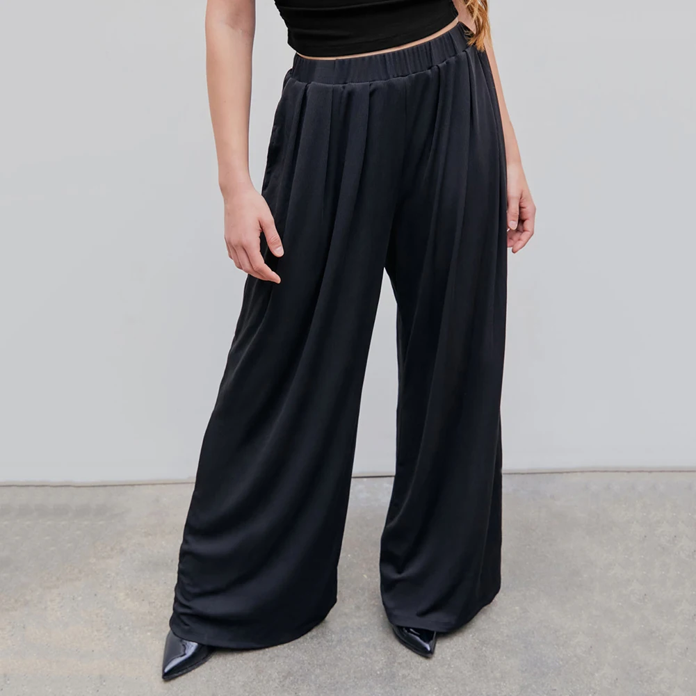Wide-leg Pants Trousers Y2K Commuting Elastic Waist Korean Version Modal Retro Sweet Brand New Fashionable Daily
Wide-leg Pants Trousers Y2K Commuting Elastic Waist Korean Version Modal Retro Sweet Brand New Fashionable Daily