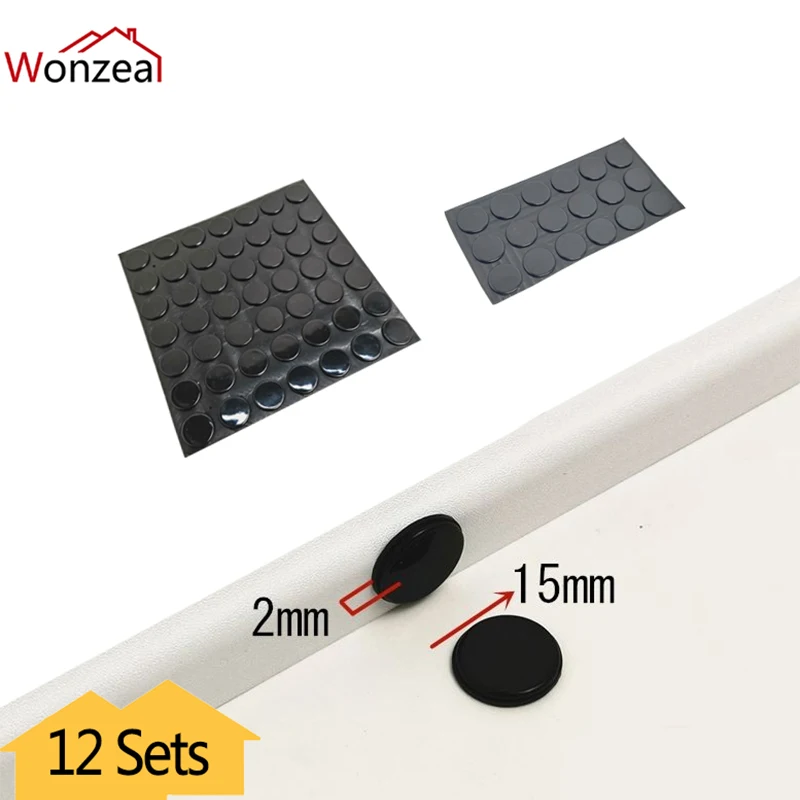 12 Sets Kitchen Furniture Cabinet Self-adhesive Damper Pad Size Of Silicone For Door Stopper Cabinet Door Bumper Of Various
12 Sets Kitchen Furniture Cabinet Self-adhesive Damper Pad Size Of Silicone For Door Stopper Cabinet Door Bumper Of Various