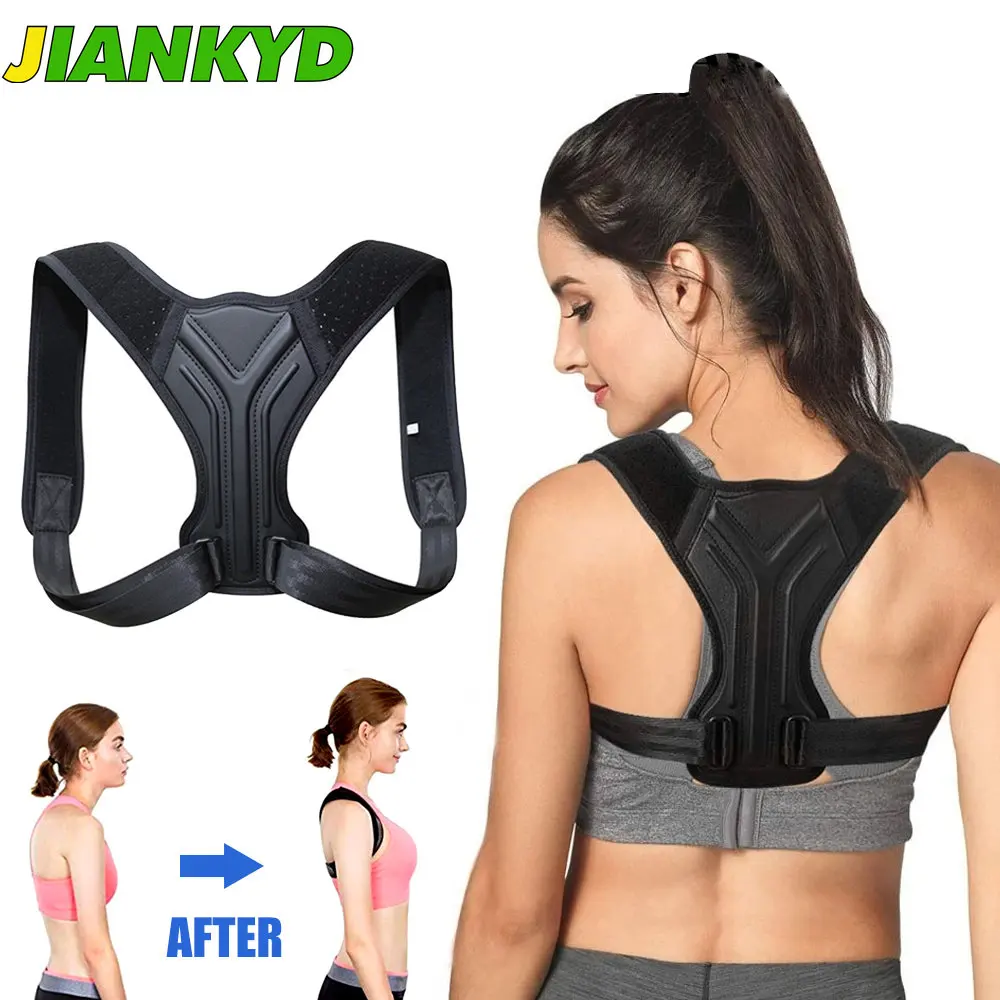 Posture Corrector for Men Women, Upper Back Brace for Clavicle Support, Back Straightener and Neck, Back & Shoulder Pain Relief
Posture Corrector for Men Women, Upper Back Brace for Clavicle Support, Back Straightener and Neck, Back & Shoulder Pain Relief
