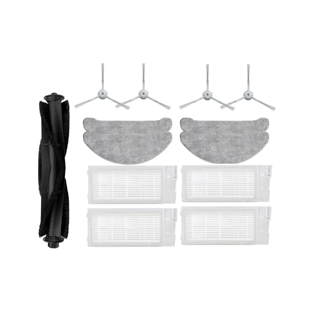 Сменные аксессуары для робота-пылесоса XCLEA H30 Plus/H40 Plus, основная боковая щетка, Hepa фильтр, насадка на швабру
Сменные аксессуары для робота-пылесоса XCLEA H30 Plus/H40 Plus, основная боковая щетка, Hepa фильтр, насадка на швабру