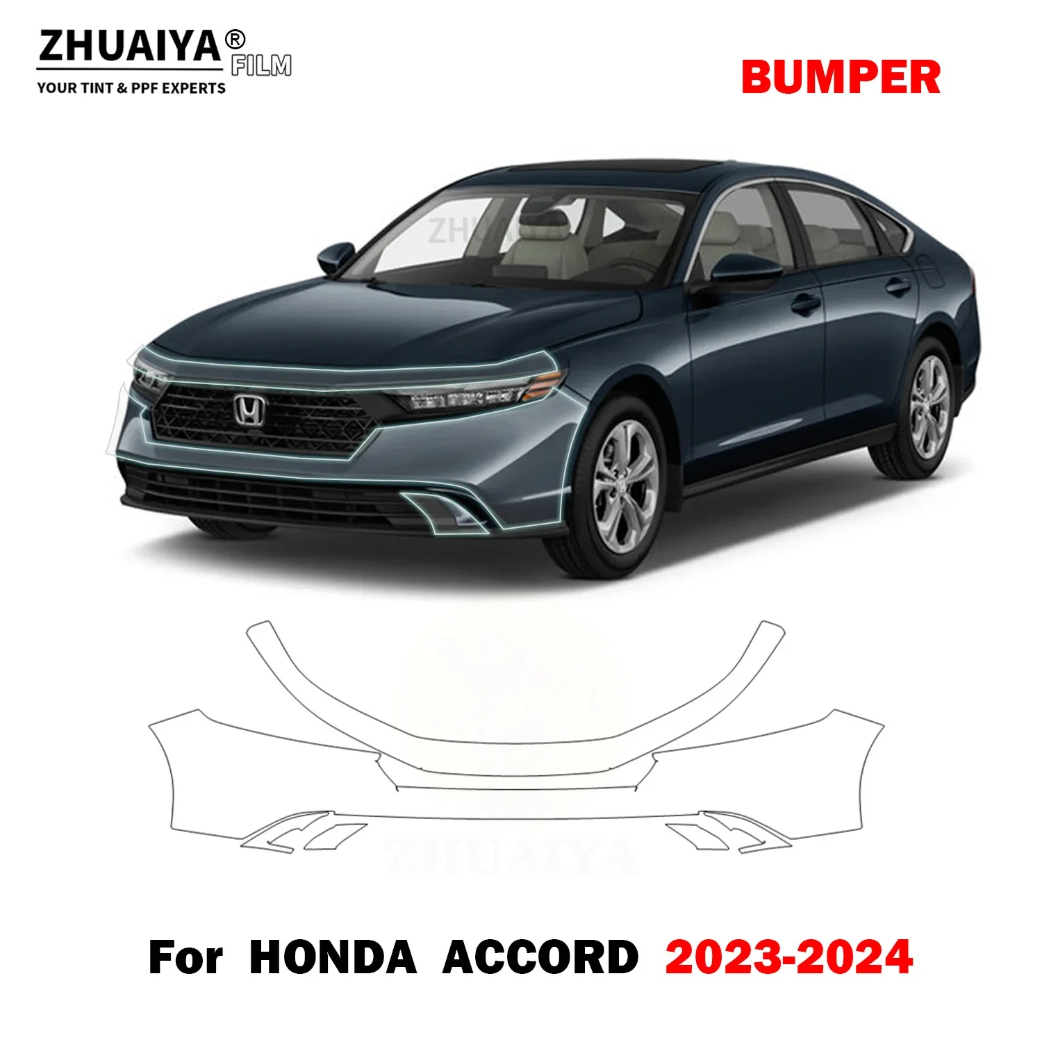 2023-2024 для HONDA ACCORD передний бампер ТПУ PPF комплект защитной пленки для краски мил пленка для кузова автомобиля автомобильные наклейки аксессуары
2023-2024 для HONDA ACCORD передний бампер ТПУ PPF комплект защитной пленки для краски мил пленка для кузова автомобиля автомобильные наклейки аксессуары