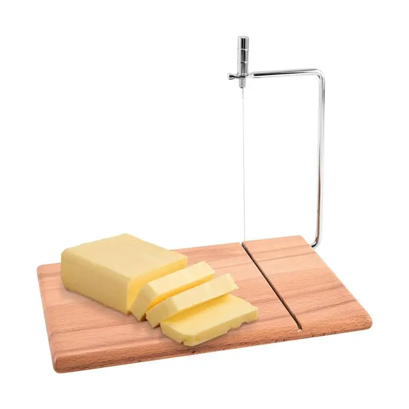 Wood Cheese Slicer Board Bread Loaf Cheese Slicer Kitchen Beechwood Ham Butter Block With Cutting Wire Cheese Slicer Cutter
Wood Cheese Slicer Board Bread Loaf Cheese Slicer Kitchen Beechwood Ham Butter Block With Cutting Wire Cheese Slicer Cutter