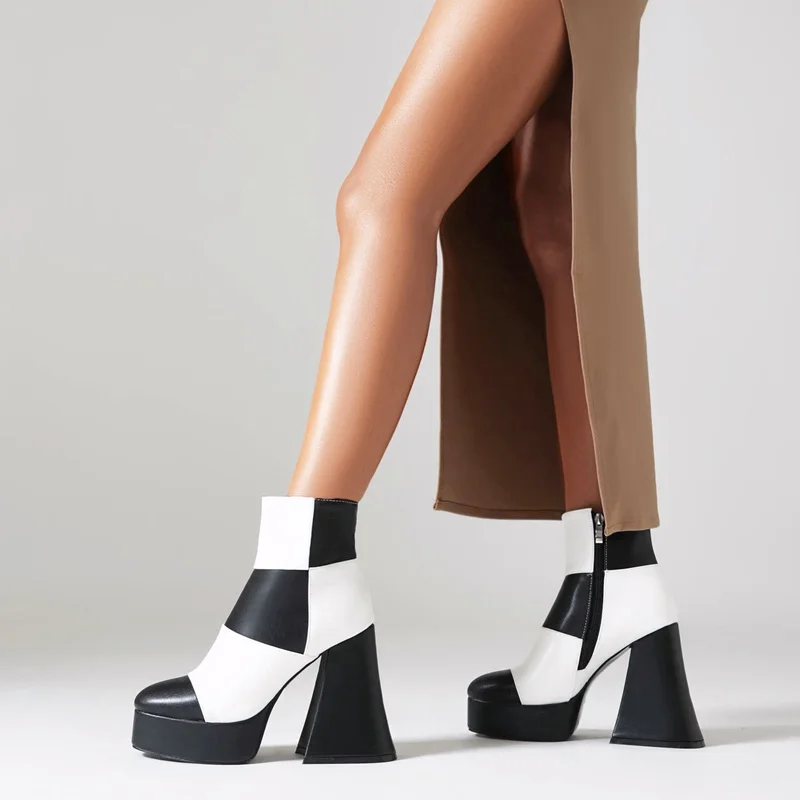 fashion mixed color autumn winter boots shoes woman motorcycle boots wedge ankle boots for women platform high heels botas mujer
fashion mixed color autumn winter boots shoes woman motorcycle boots wedge ankle boots for women platform high heels botas mujer