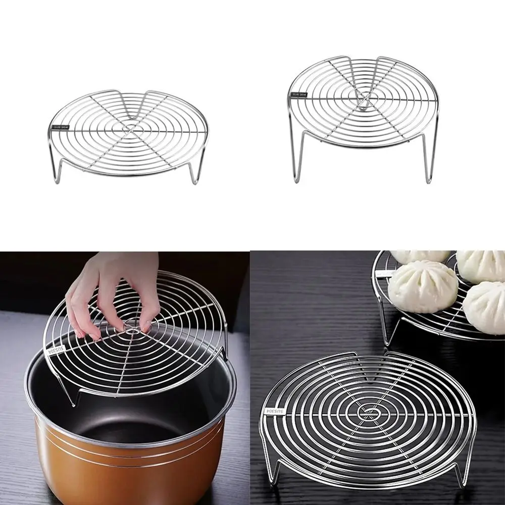 

Multifunction Steamer Shelf 304 Stainless Steel Steaming Dumplings Egg Grill Steamer Rack Tray Stand Cookware Pot Steaming