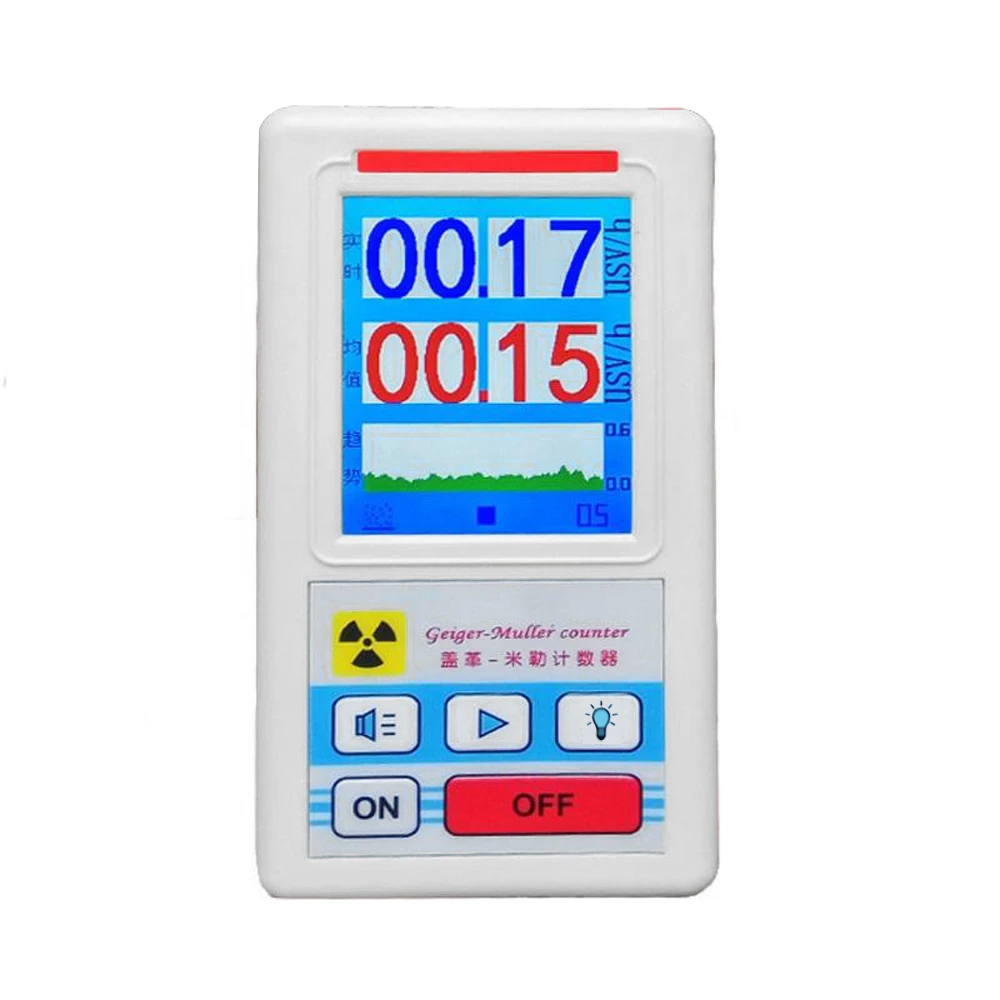 Handheld Geiger Counter Multifunctional Nuclear Radiation Detector Personals Dosimeter Marble Detectors Beta Gamma X-ray Tester
Handheld Geiger Counter Multifunctional Nuclear Radiation Detector Personals Dosimeter Marble Detectors Beta Gamma X-ray Tester