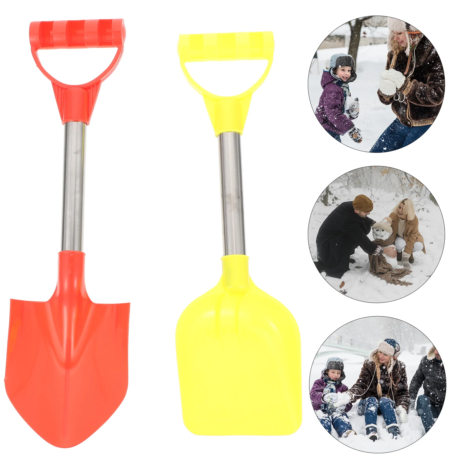 

Kids Snow Plastic Beach Shovels Digging Kids Beach Spades Sand Shovels Toys Gardening Tools Kit Sandbox Snow Scoop Or Garden