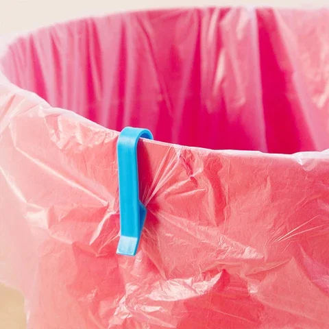 

Japan creative garbage bag anti slip clip holder barrel divider side clip home supplies 2