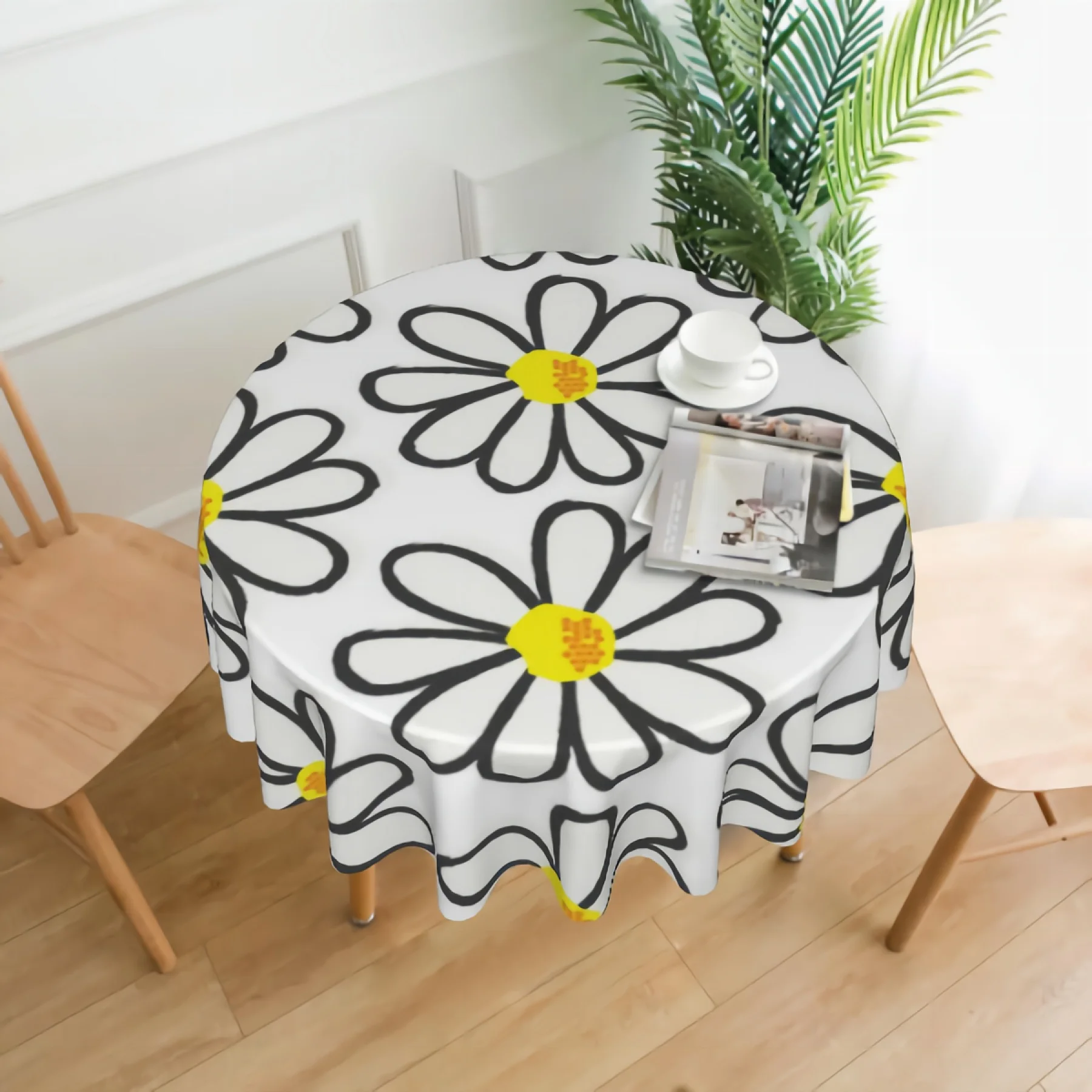 Yellow flower Round 60 Inch Table Cloths Round Table Cover Polyester Tablecloth Washable Table Cover for Round Table
Yellow flower Round 60 Inch Table Cloths Round Table Cover Polyester Tablecloth Washable Table Cover for Round Table