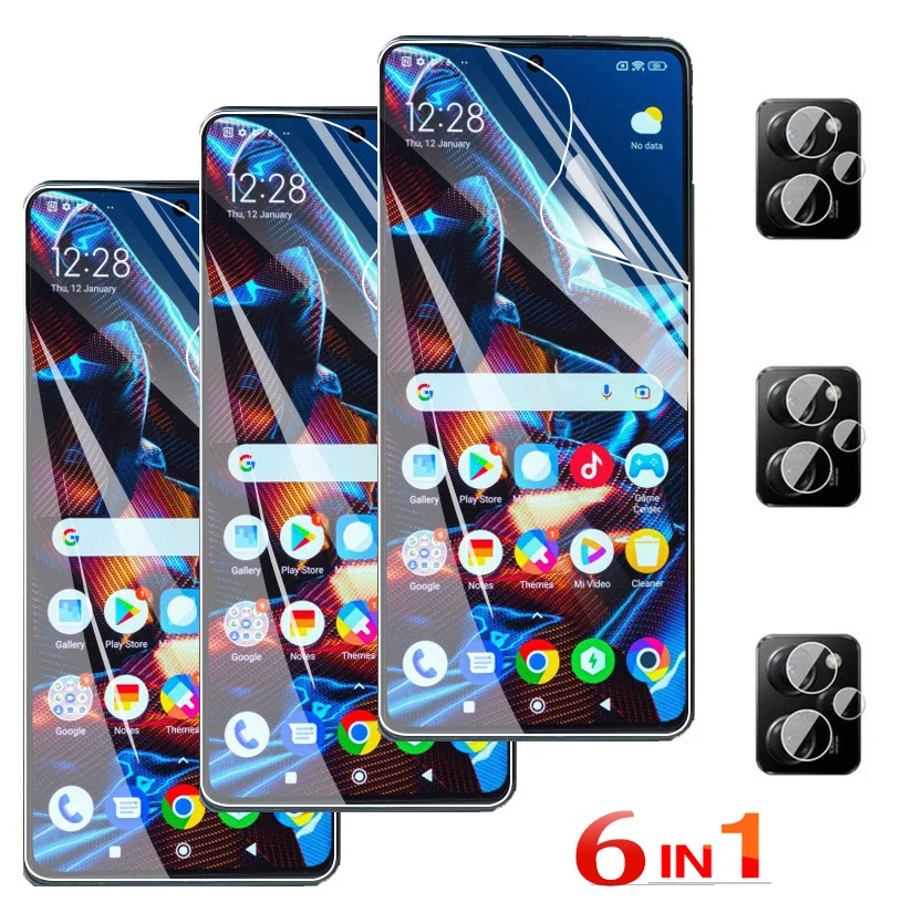 Hydrogel Film For Poco X5 Pro Screen Protector Poco X5 X4 F4 F3 X3 GT M4 Pro 4g Transparent Protective Film Poco M5 M5S M3 Pro C50 C40 Soft Back Camera Lens Protection Poco X5 Pro 5g Not Glass
Hydrogel Film For Poco X5 Pro Screen Protector Poco X5 X4 F4 F3 X3 GT M4 Pro 4g Transparent Protective Film Poco M5 M5S M3 Pro C50 C40 Soft Back Camera Lens Protection Poco X5 Pro 5g Not Glass
